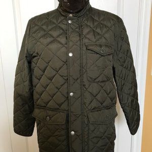 Military Green Quilted Jacket